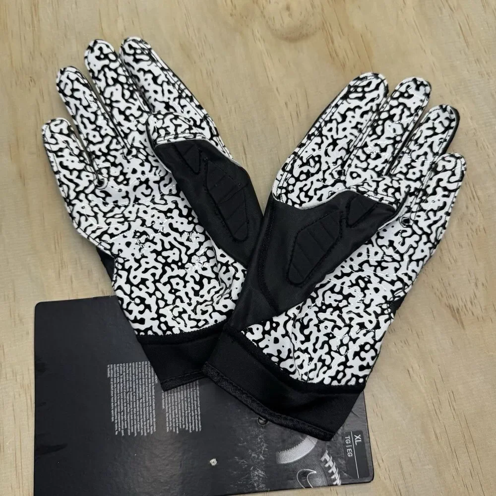 NEW Jordan Superbad Football Gloves Black NFL Logo Sz XL CK3023-091